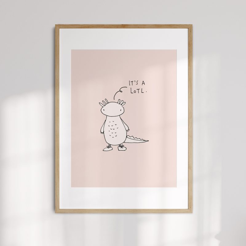 Digitaler Kunstdruck "It's a lotl"