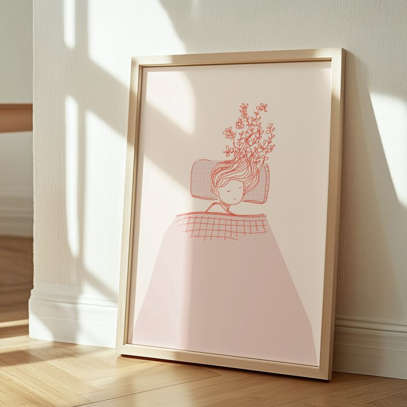 Digitaler Kunstdruck "Time to rest"