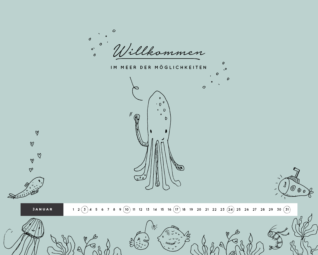 Free Desktop Wallpaper Januar 2026