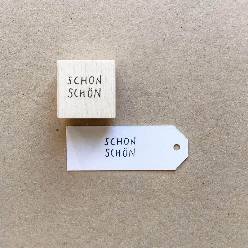Stempel "Schon Schön"
