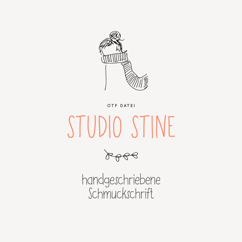 Schrift "StudioStine" im otf Format