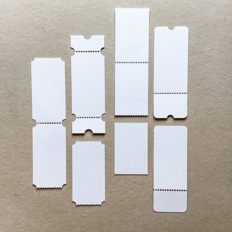 Plotterdatei "Tickets" blanko