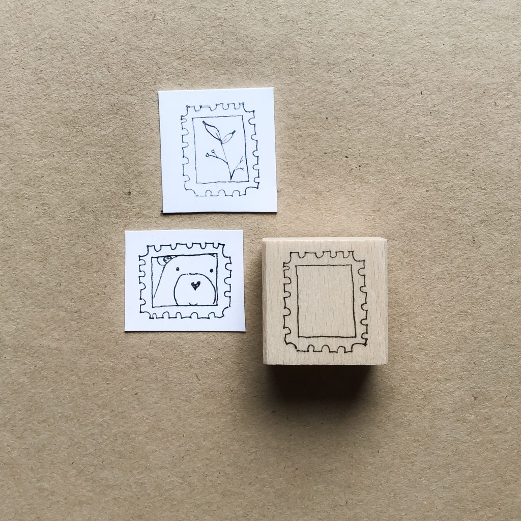 Stempel "blanko Briefmarke"