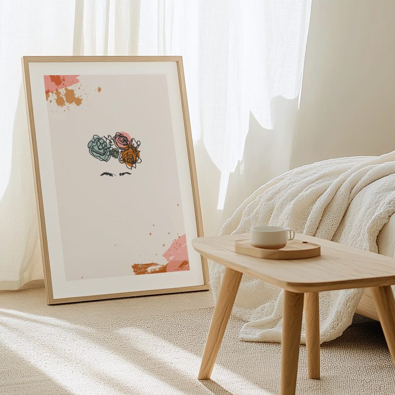 Digitaler Kunstdruck "BlumenKrone"