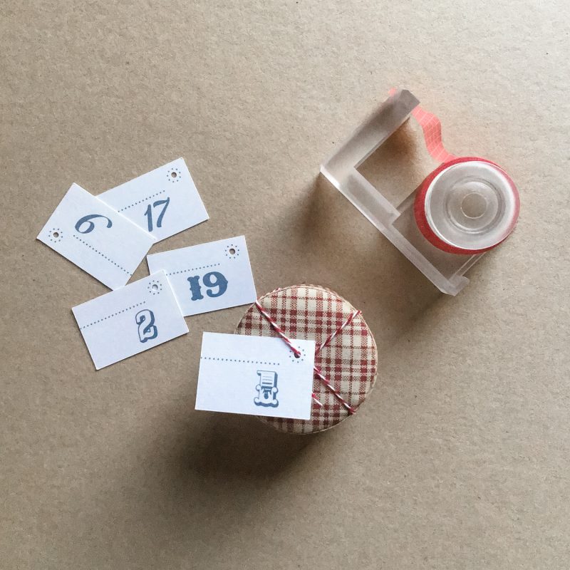 Plotterdatei "Typo- Adventskalender" (Print then Cut)